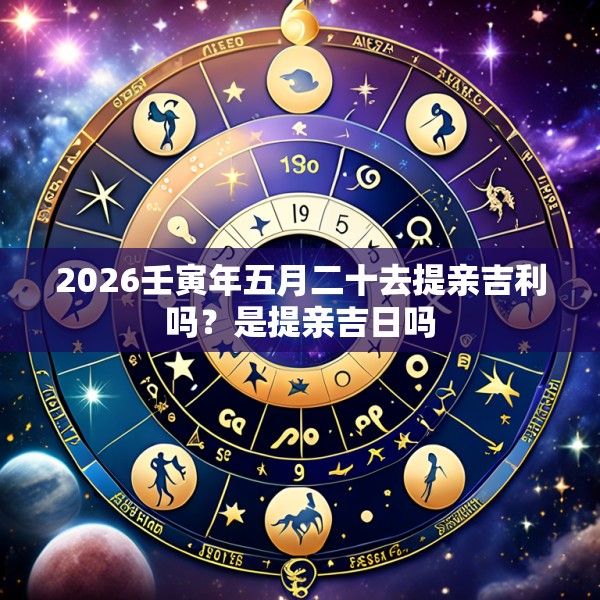 2026壬寅年五月二十去提亲吉利吗？是提亲吉日吗