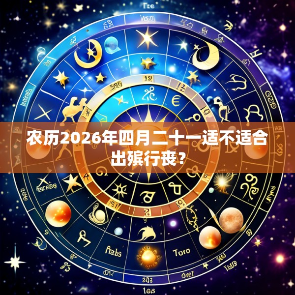 农历2026年四月二十一适不适合出殡行丧？