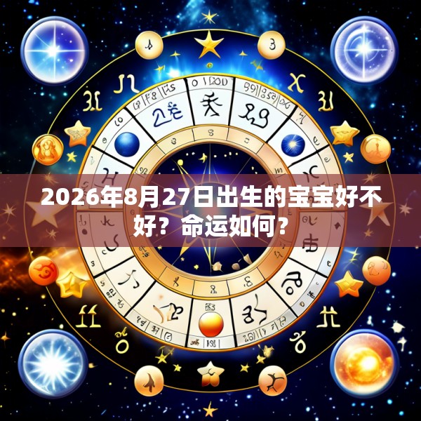 2026年8月27日出生的宝宝好不好？命运如何？