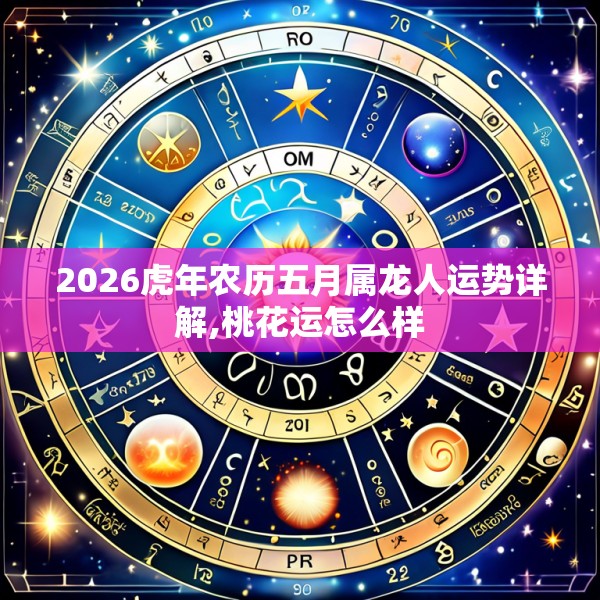 2026虎年农历五月属龙人运势详解,桃花运怎么样