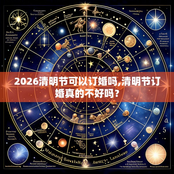 2026清明节可以订婚吗,清明节订婚真的不好吗?