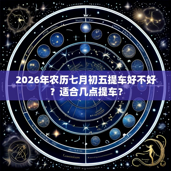 2026年农历七月初五提车好不好?适合几点提车?