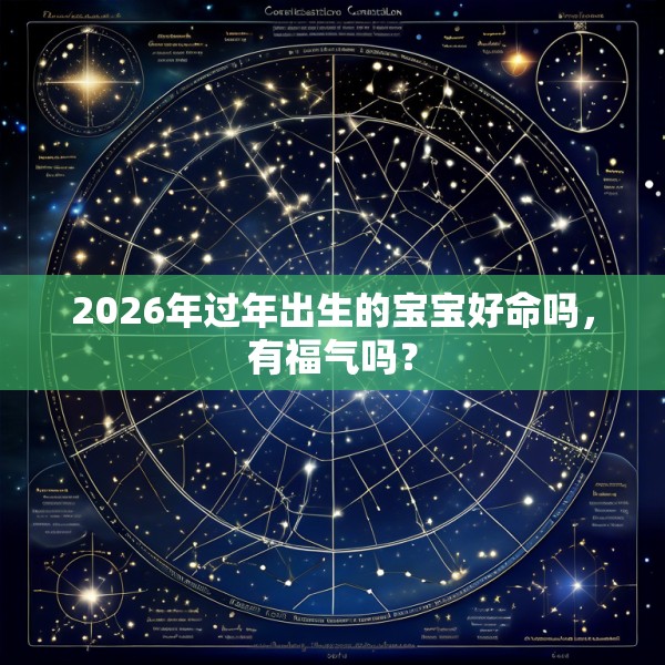 2026年过年出生的宝宝好命吗，有福气吗？