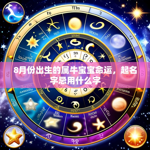 8月份出生的属牛宝宝命运,起名字忌用什么字