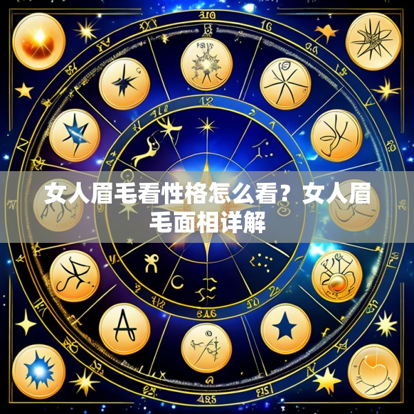 女人眉毛看性格怎么看？女人眉毛面相详解