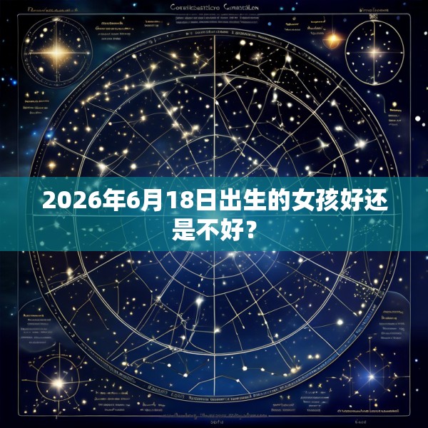 2026年6月18日出生的女孩好还是不好？