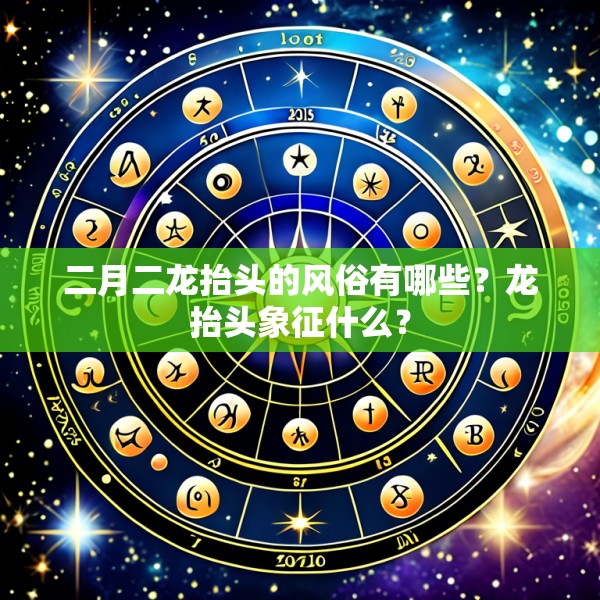 二月二龙抬头的风俗有哪些？龙抬头象征什么？