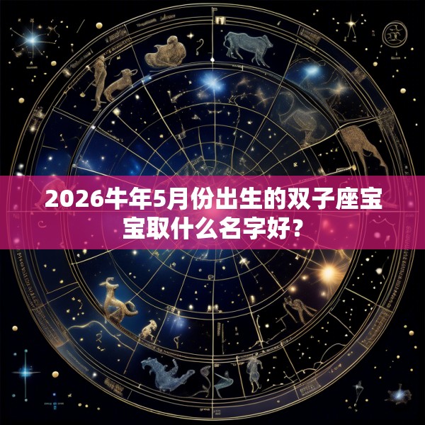 2026牛年5月份出生的双子座宝宝取什么名字好？