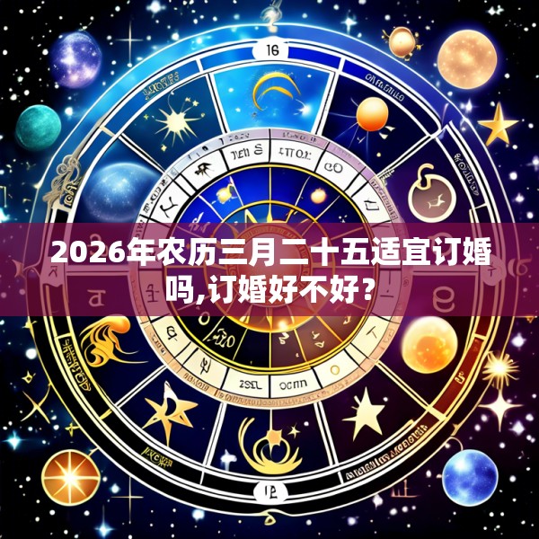 2026年农历三月二十五适宜订婚吗,订婚好不好?