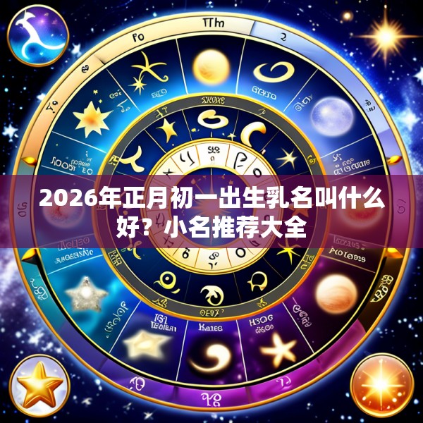 2026年正月初一出生乳名叫什么好?小名推荐大全