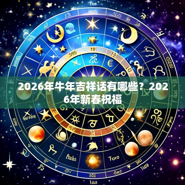 2026年牛年吉祥话有哪些?2026年新春祝福