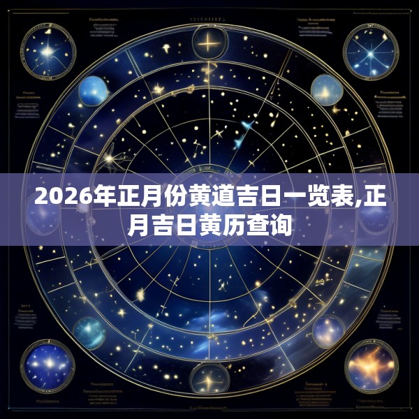 2026年正月份黄道吉日一览表,正月吉日黄历查询