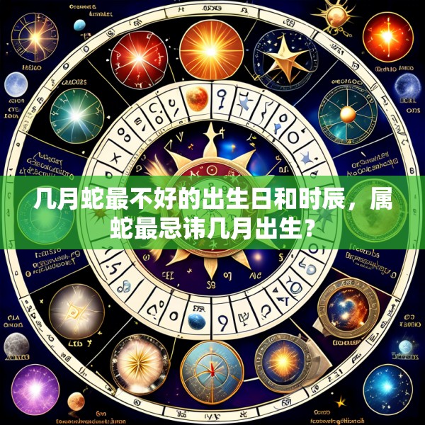 几月蛇最不好的出生日和时辰，属蛇最忌讳几月出生？
