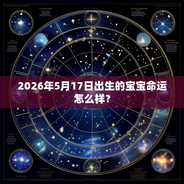 2026年5月17日出生的宝宝命运怎么样？