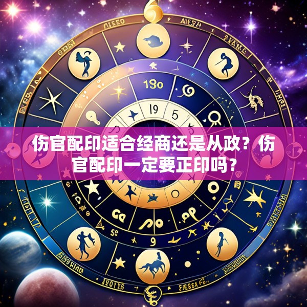 伤官配印适合经商还是从政？伤官配印一定要正印吗？