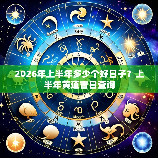 2026年上半年多少个好日子?上半年黄道吉日查询