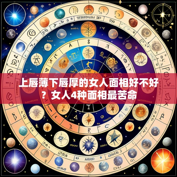 上唇薄下唇厚的女人面相好不好?女人4种面相最苦命