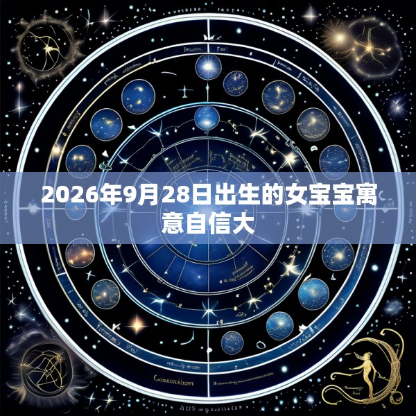 2026年9月28日出生的女宝宝寓意自信大