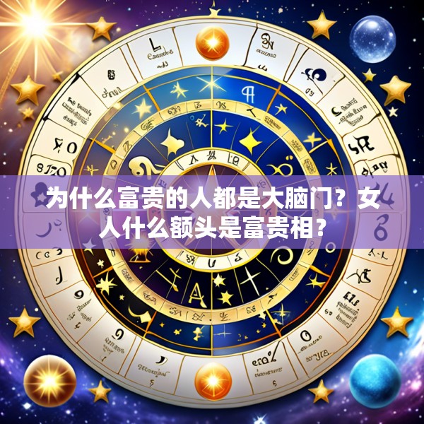 为什么富贵的人都是大脑门？女人什么额头是富贵相？