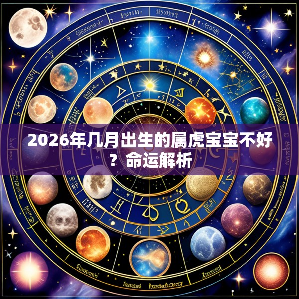 2026年几月出生的属虎宝宝不好？命运解析