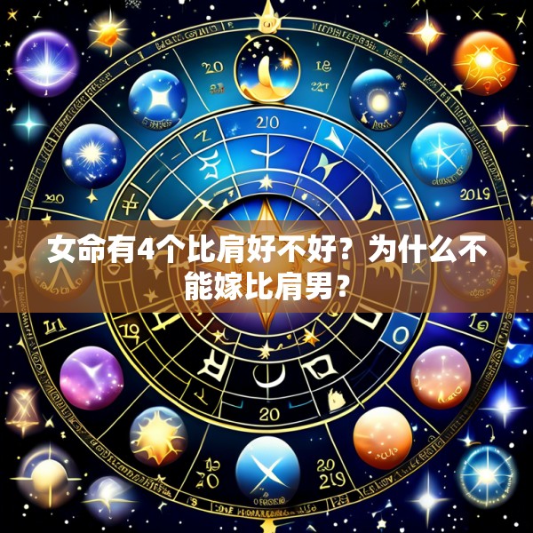 女命有4个比肩好不好？为什么不能嫁比肩男？