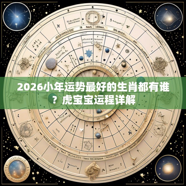 2026小年运势最好的生肖都有谁?虎宝宝运程详解
