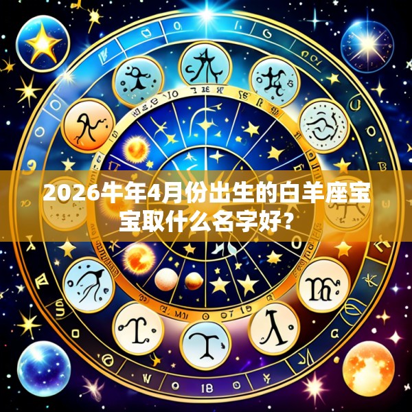 2026牛年4月份出生的白羊座宝宝取什么名字好?