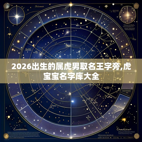 2026出生的属虎男取名王字旁,虎宝宝名字库大全