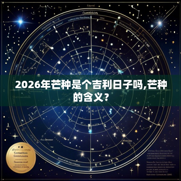 2026年芒种是个吉利日子吗,芒种的含义?