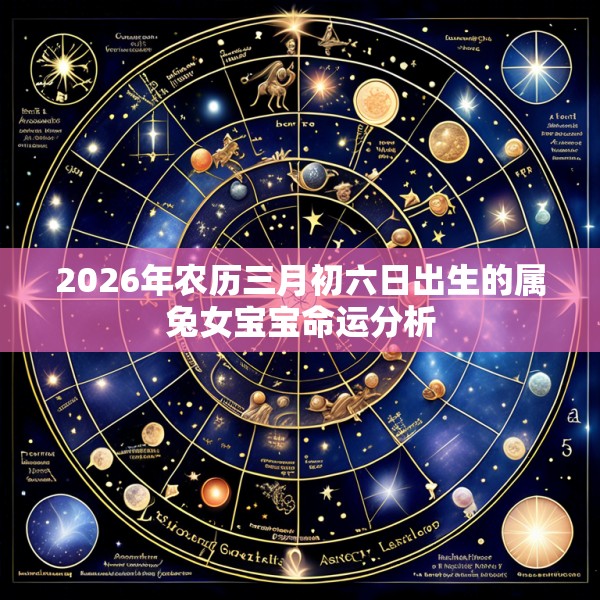 2026年农历三月初六日出生的属兔女宝宝命运分析