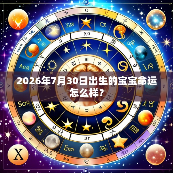 2026年7月30日出生的宝宝命运怎么样?