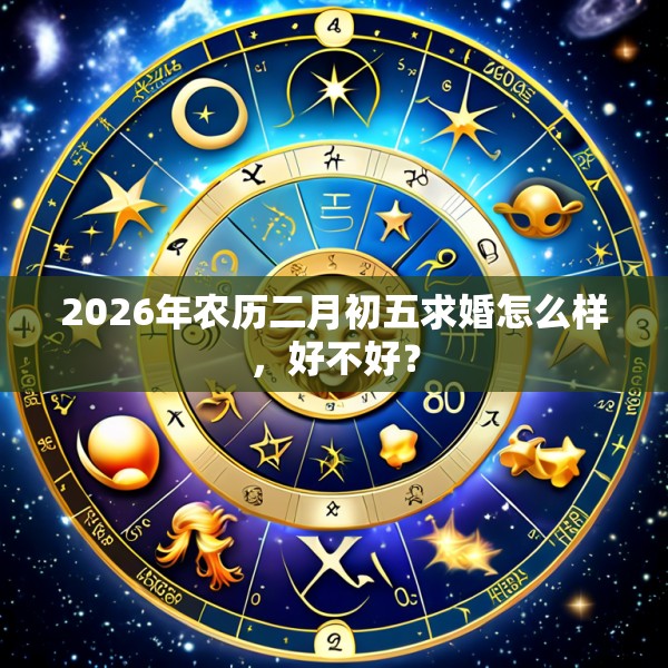 2026年农历二月初五求婚怎么样，好不好？