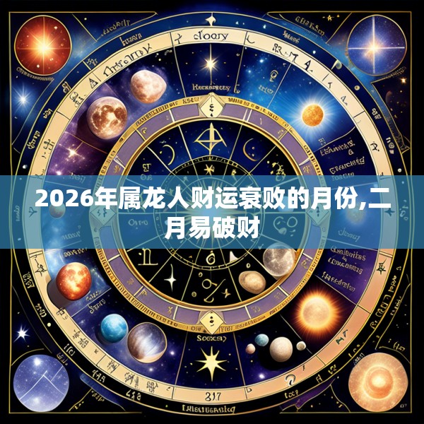 2026年属龙人财运衰败的月份,二月易破财