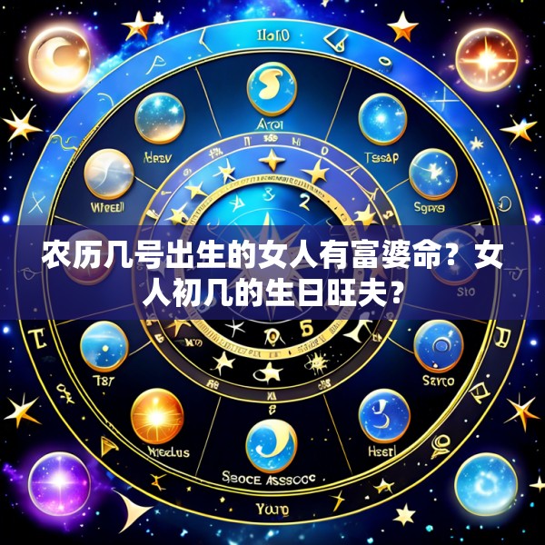 农历几号出生的女人有富婆命？女人初几的生日旺夫？
