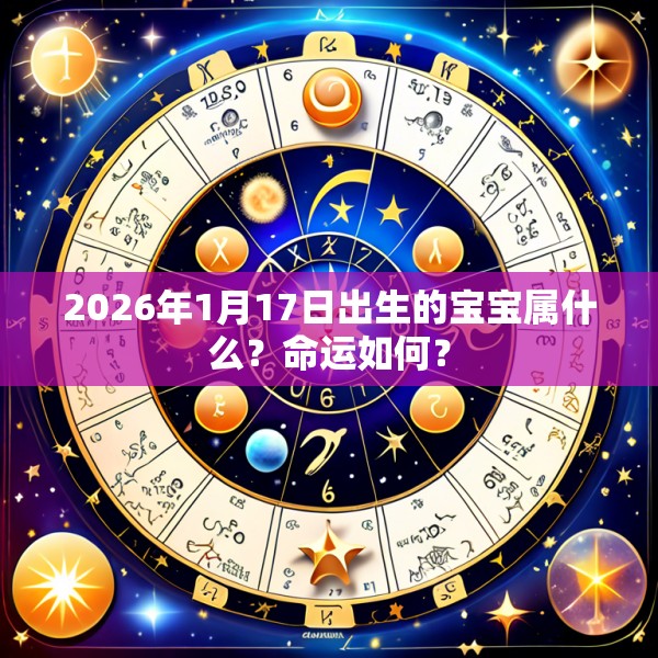 2026年1月17日出生的宝宝属什么？命运如何？