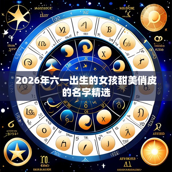 2026年六一出生的女孩甜美俏皮的名字精选