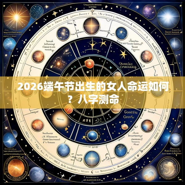 2026端午节出生的女人命运如何？八字测命