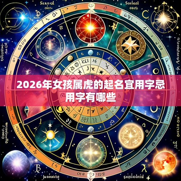 2026年女孩属虎的起名宜用字忌用字有哪些