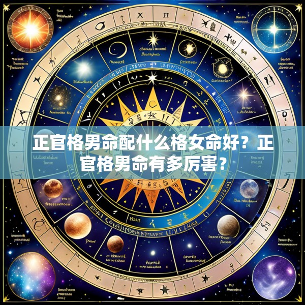 正官格男命配什么格女命好？正官格男命有多厉害？