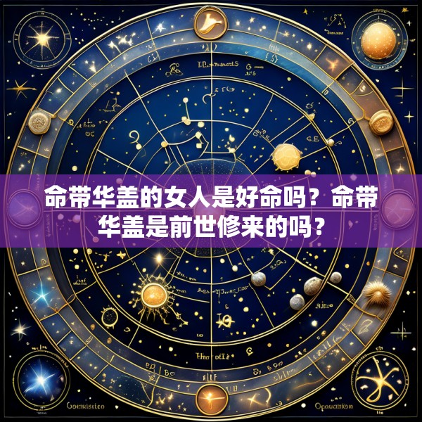 命带华盖的女人是好命吗？命带华盖是前世修来的吗？