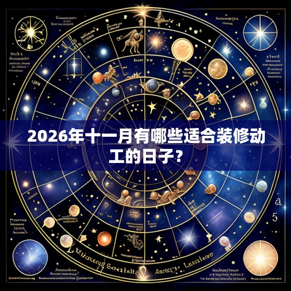 2026年十一月有哪些适合装修动工的日子？