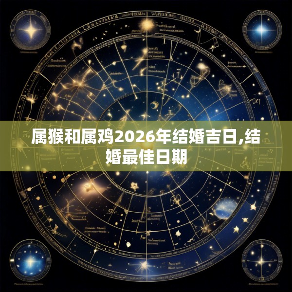 属猴和属鸡2026年结婚吉日,结婚最佳日期