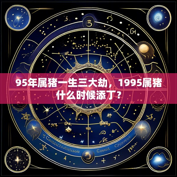 95年属猪一生三大劫，1995属猪什么时候添丁？