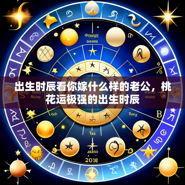 出生时辰看你嫁什么样的老公,桃花运极强的出生时辰