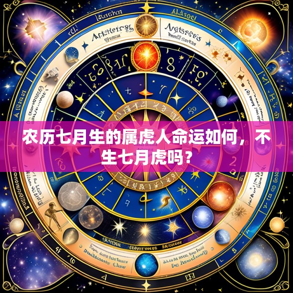农历七月生的属虎人命运如何,不生七月虎吗?