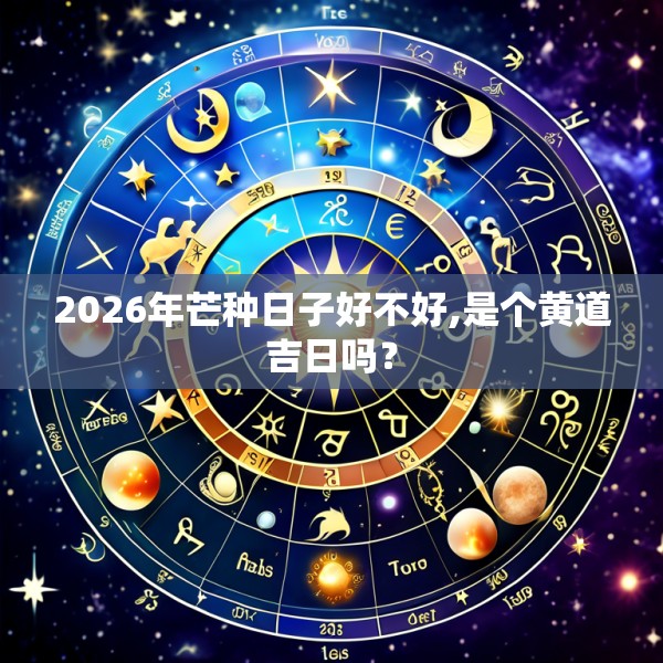 2026年芒种日子好不好,是个黄道吉日吗?