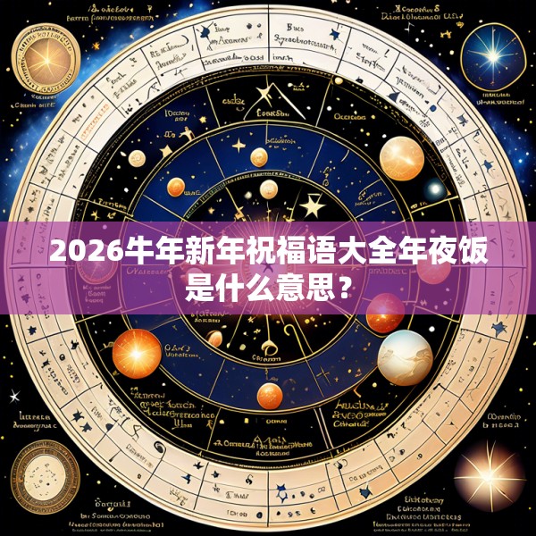 2026牛年新年祝福语大全年夜饭是什么意思？