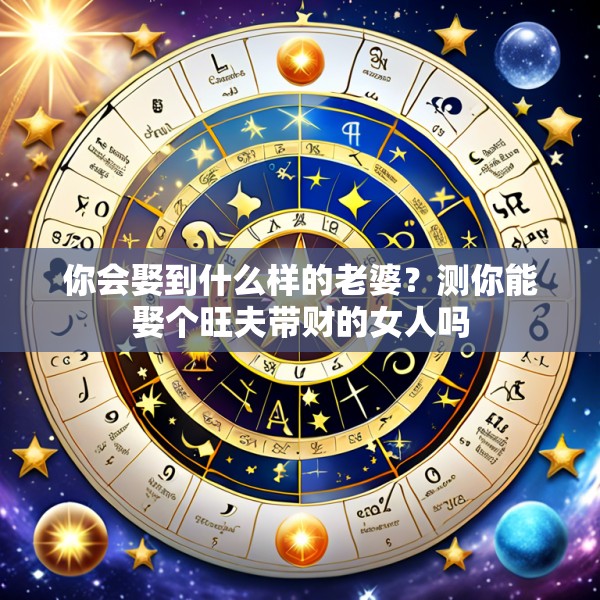 你会娶到什么样的老婆？测你能娶个旺夫带财的女人吗