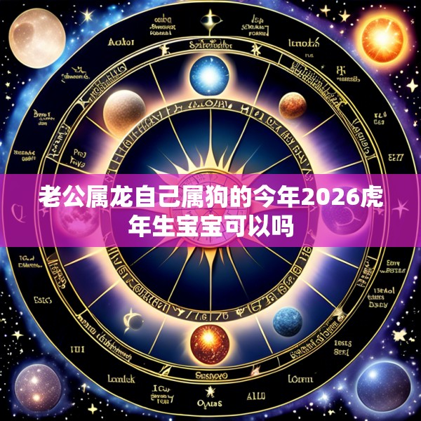 老公属龙自己属狗的今年2026虎年生宝宝可以吗