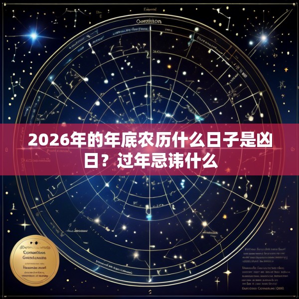 2026年的年底农历什么日子是凶日？过年忌讳什么